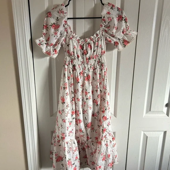 NWOT- Floral Off-Shoulder Dress - Picture 4 of 5